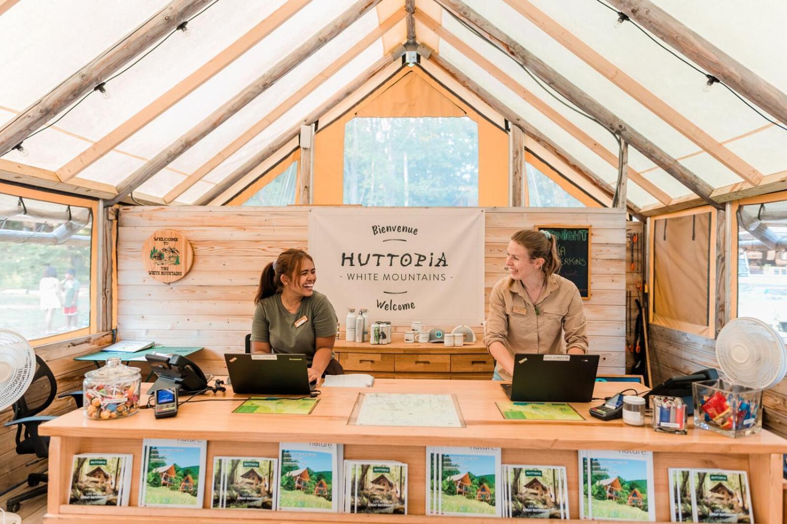 Huttopia White Mountains Albany Exteriör bild